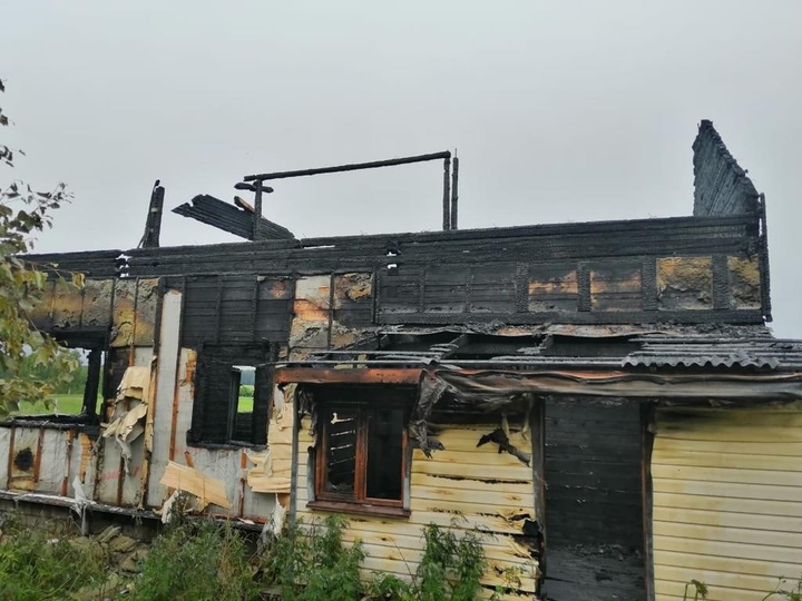 В Зубцовском районе сгорел жилой дом В Зубцовском районе сгорел жилой дом