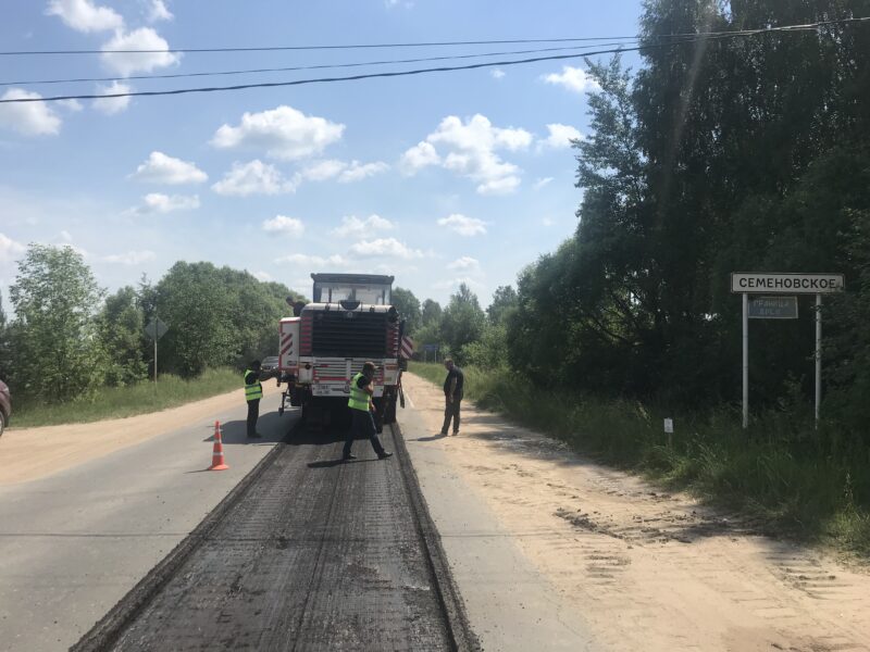 В Тверской области ремонтируют дорогу Торжок – Высокое – Берново – Старица В Тверской области ремонтируют дорогу Торжок – Высокое – Берново – Старица