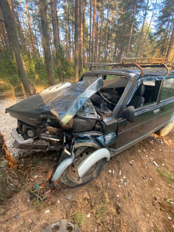 В Тверской области мужчина въехал на Ниве в дерево В Тверской области мужчина въехал на Ниве в дерево