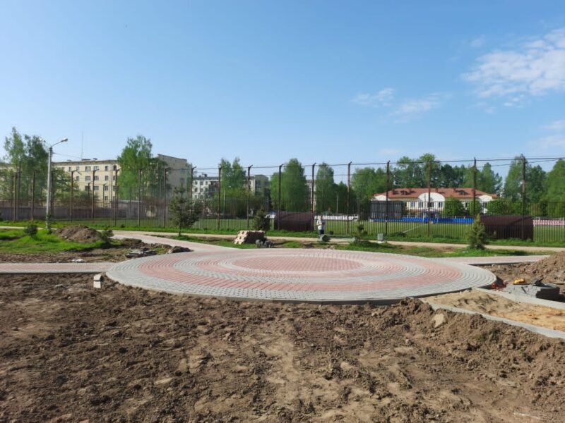 На территориях для благоустройства в Тверской области продолжаются работы На территориях для благоустройства в Тверской области продолжаются работы