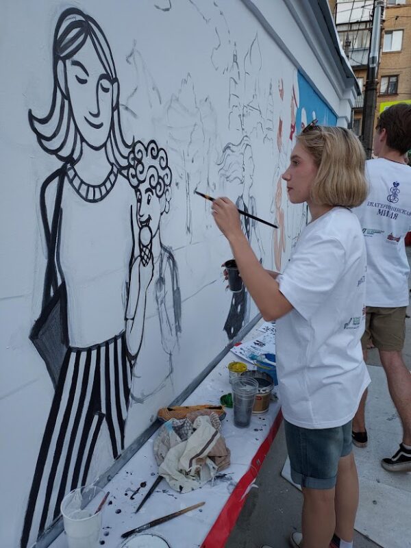 Историческое граффити на Студенческом переулке станет новой достопримечательностью Твери