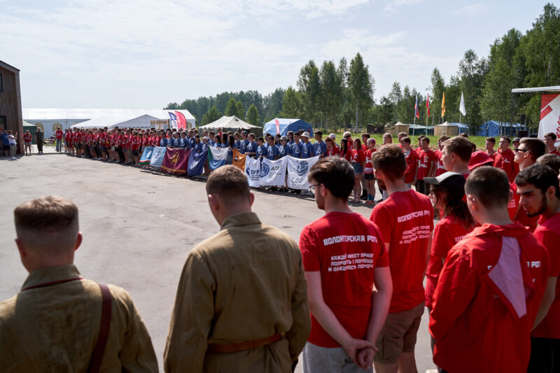 В Тверской области подо Ржевом открылась «дальневосточная» смена военно-патриотического лагеря