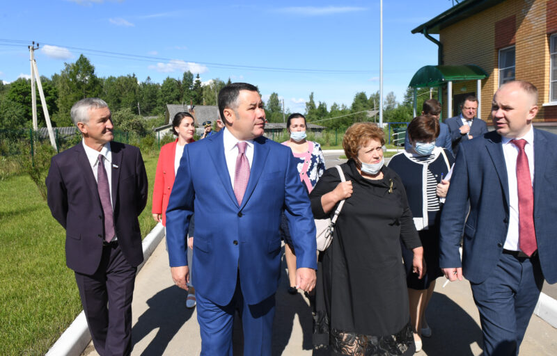 Во время рабочей поездки Игорь Руденя ознакомился с работой нового детского сада в поселке Ривицкий