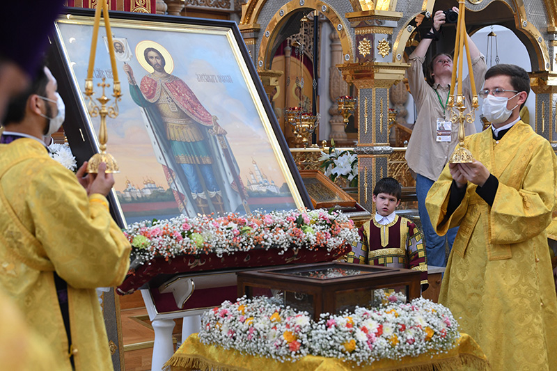 В Тверь прибыл ковчег с мощами святого благоверного князя Александра Невского