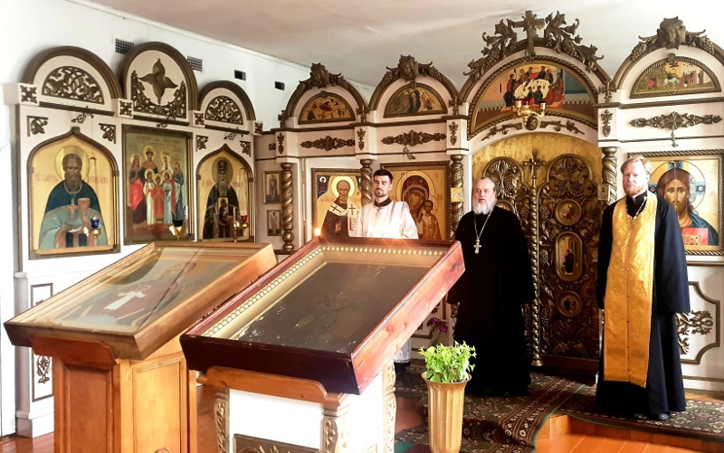 Святыни Большого Бежецкого Крестного прибыли в Лихославльский район Святыни Большого Бежецкого Крестного прибыли в Лихославльский район