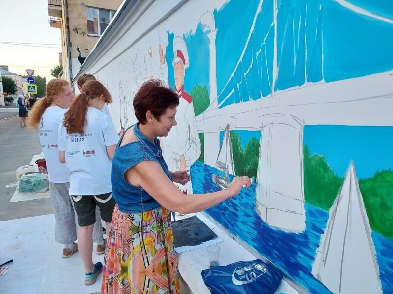 Историческое граффити на Студенческом переулке станет новой достопримечательностью Твери