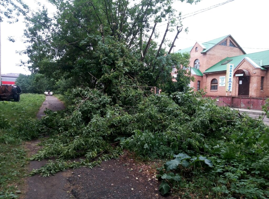 Буря в Тверской области рвала провода и метала молнии в трансформаторы