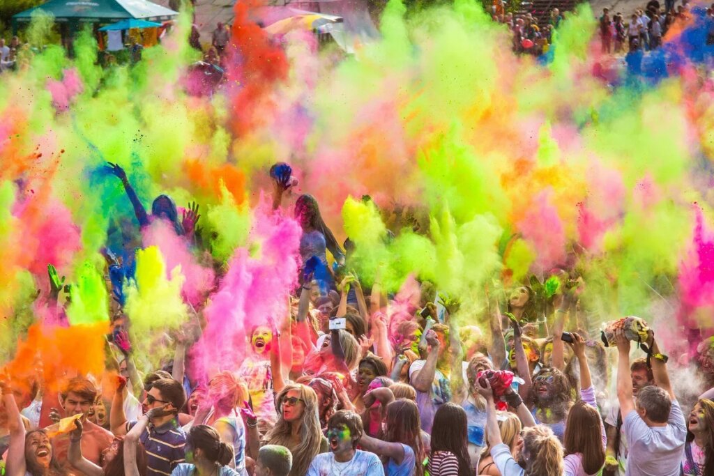 В Тверском парке Победы вновь состоится фестиваль красок