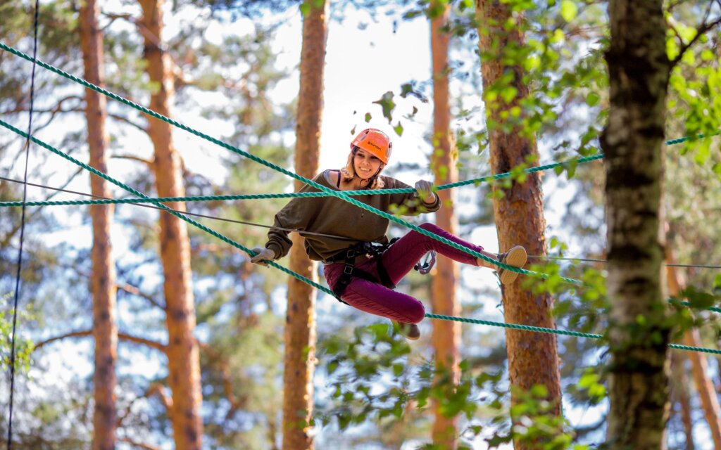 Верёвочный парк в Ландшафтном парке Тьмака возобновил работу
