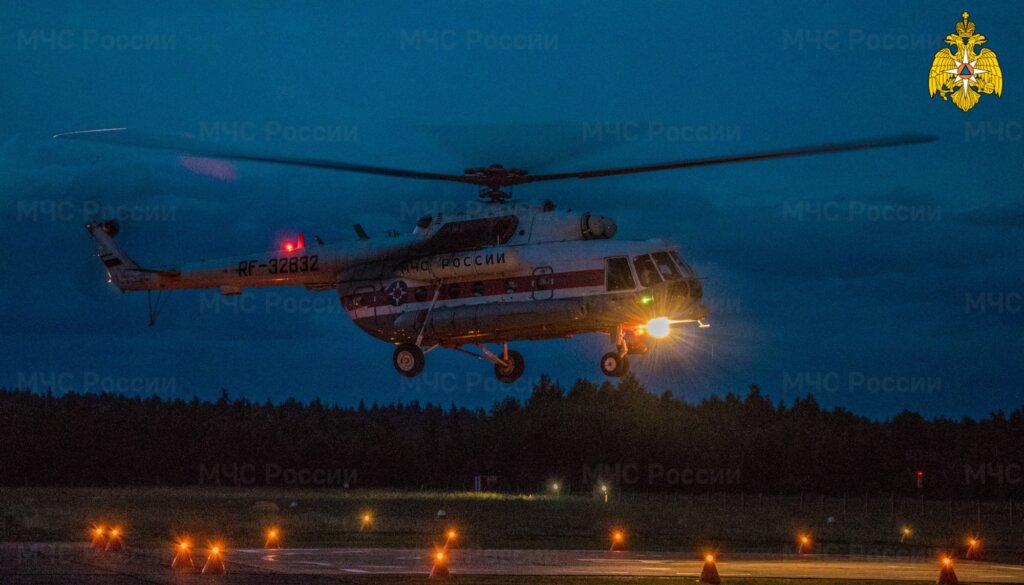 Вертолет санавиации вылетал за пациентом в Кимрский район Вертолет санавиации вылетал за пациентом в Кимрский район