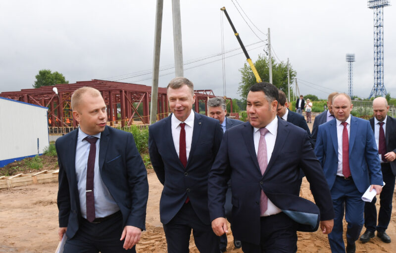 В Твери продолжаются работы по строительству двух спортивных гребных баз