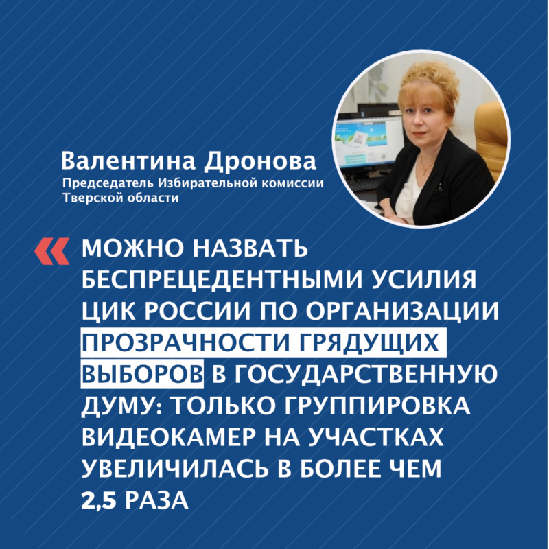 На выборах в Тверской области усилят видеонаблюдение