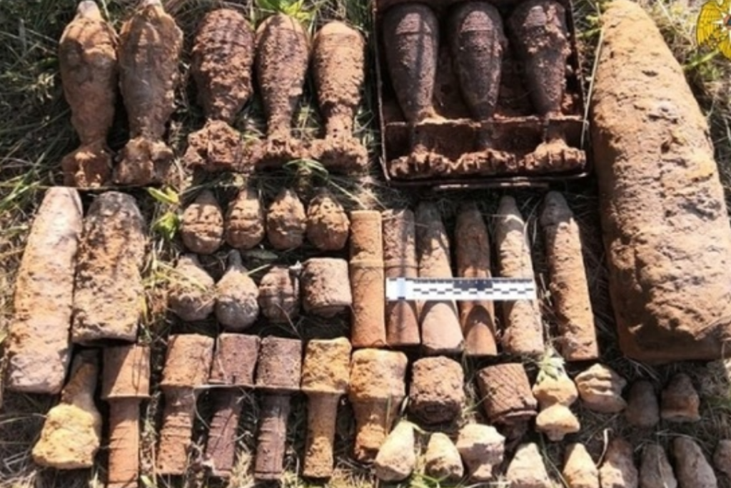 В Тверской земле «покоились» больше тысячи мин и гранат В Тверской земле «покоились» больше тысячи мин и гранат