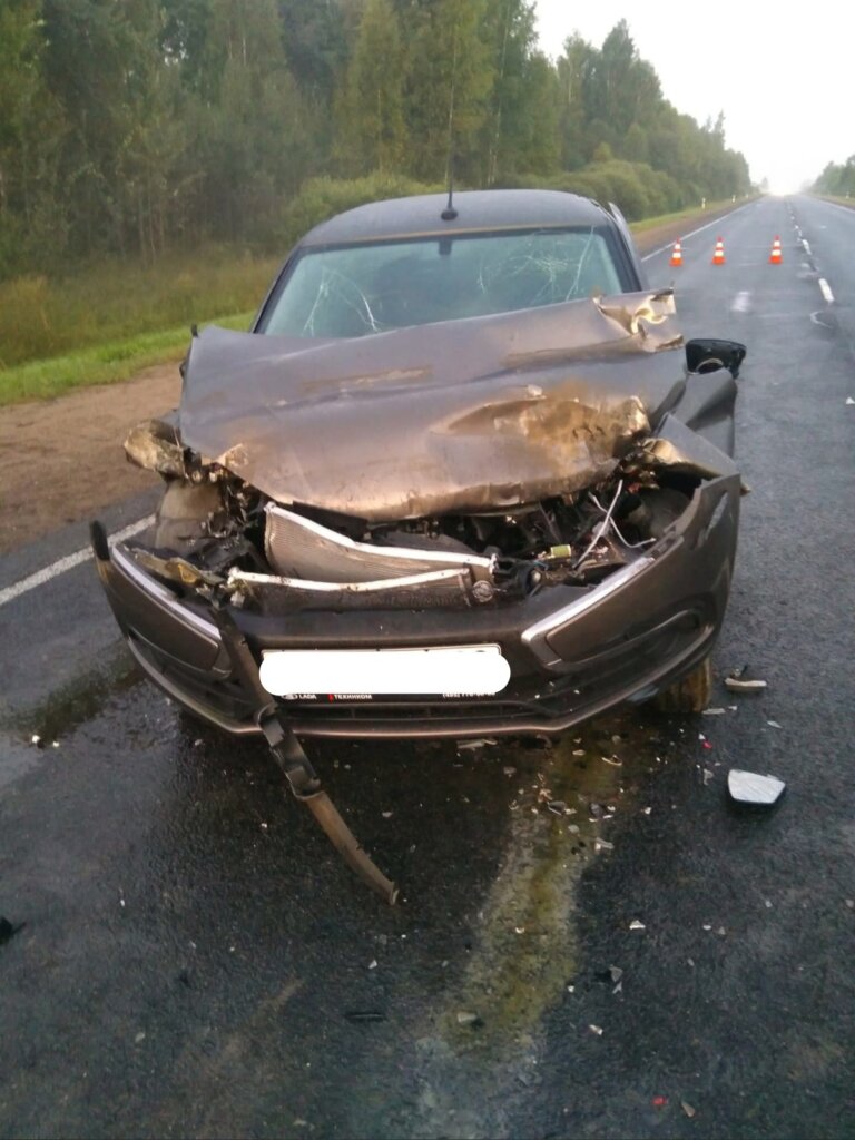 В Тверской области 86-летний водитель протаранил фуру