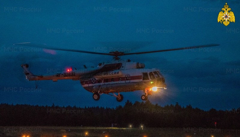 Вертолет МЧС совершил санитарный вылет в Андреапольский муниципальный округ Вертолет МЧС совершил санитарный вылет в Андреапольский муниципальный округ