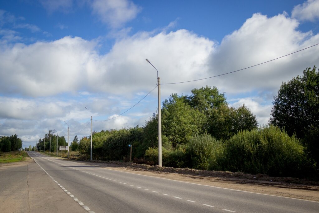 В городе Тверской области на одной из улиц установили освещение