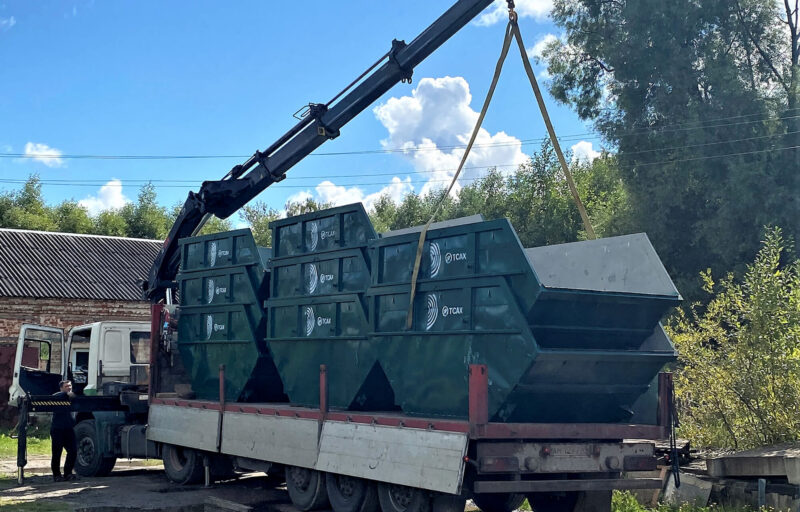 В город Ржев поставлены новые контейнеры для сбора мусора В город Ржев поставлены новые контейнеры для сбора мусора