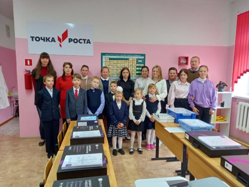 В Холмецкой школе Оленинского муниципального округа открылась «Точка роста» В Холмецкой школе Оленинского муниципального округа открылась «Точка роста»
