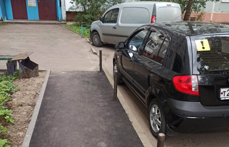 В Твери отремонтировали тротуар после обращения жителей к губернатору Тверской области