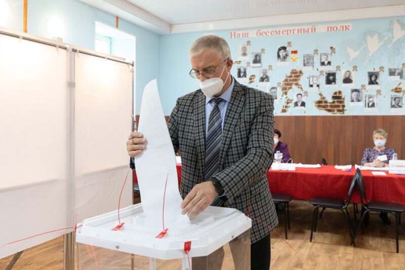 Главы районов Тверской области голосуют на выборах Главы районов Тверской области голосуют на выборах