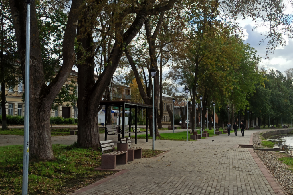 Вышний Волочёк готов похвастаться новой и современной набережной