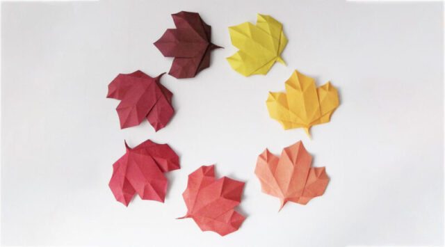 В Твери научат делать кленовые листы в технике оригами