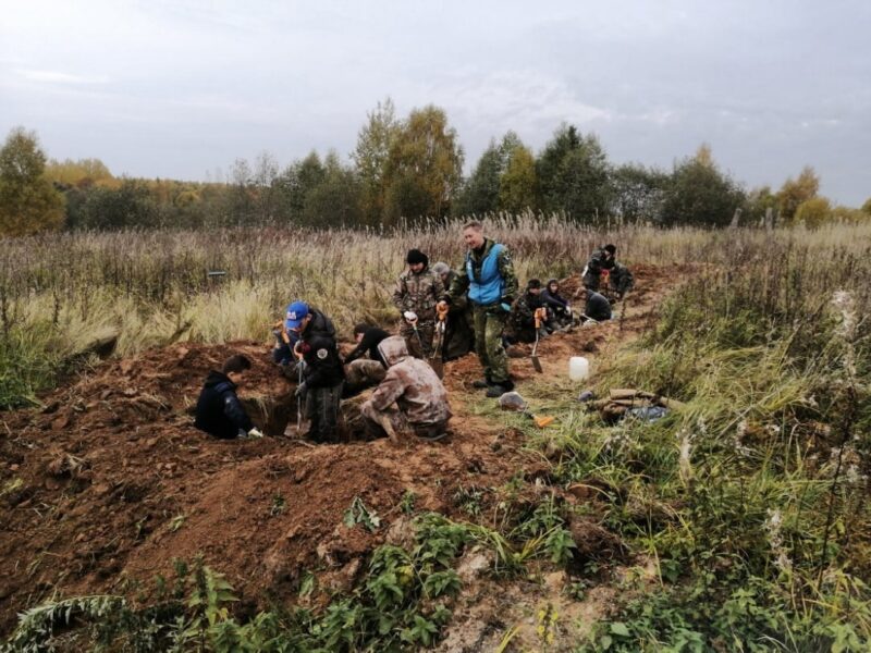 В Тверской области поисковики обнаружили останки красноармейцев