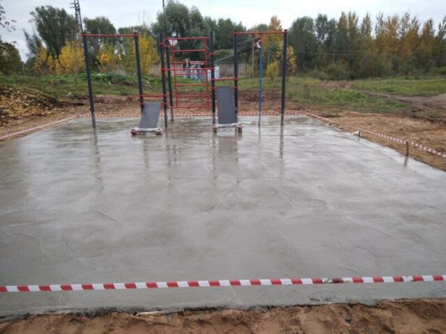 Благодаря губернатору в Вышнем Волочке появилась площадка для воркаута