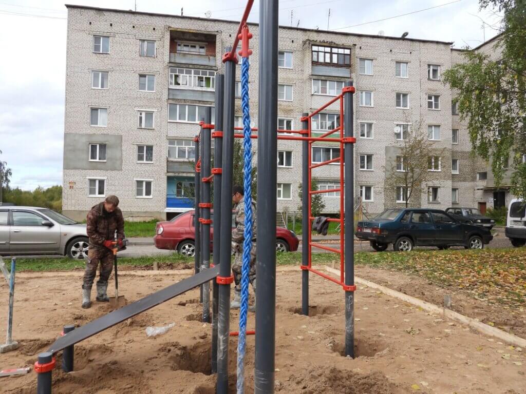 В Калязине появятся игровые формы, тренажеры и детские площадки В Калязине появятся игровые формы, тренажеры и детские площадки