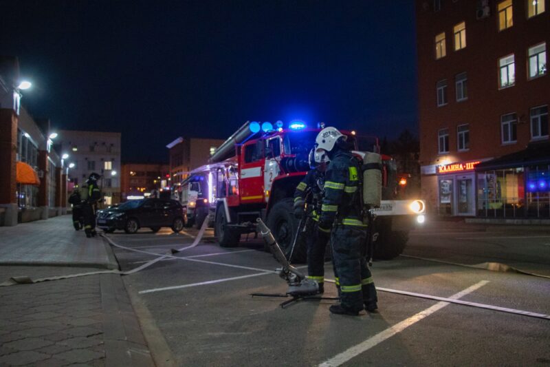 В Твери прошли пожарно-тактические учения