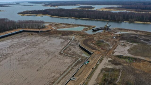 Дноуглубление акватории порта завершается в Конаковском районе Дноуглубление акватории порта завершается в Конаковском районе