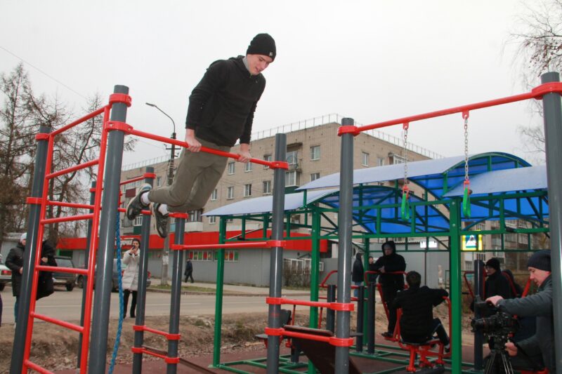 В городе Нелидово появилась новая спортивная площадка