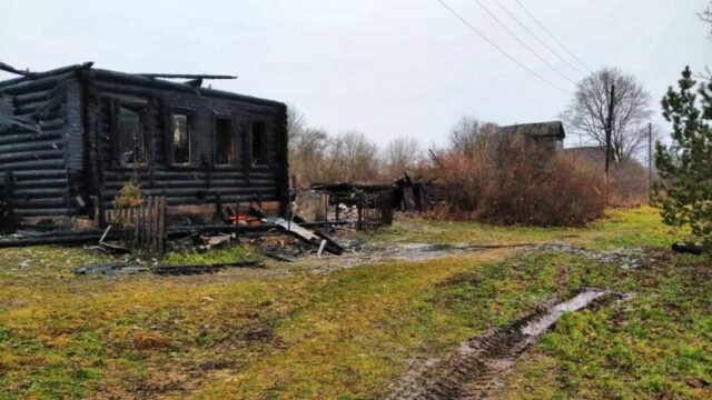 В Тверской области на пожаре погибли мужчина и женщина