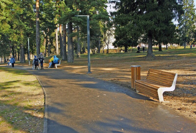 Завершился первый этап благоустройства набережной реки Волги в городе Конаково