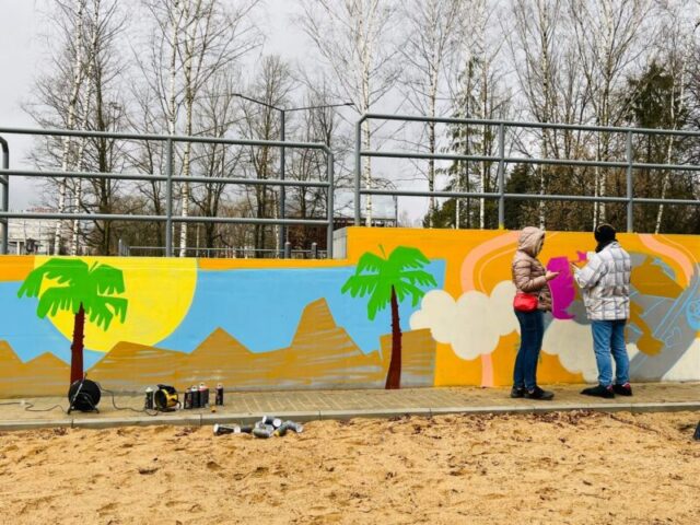 Витя Джокер разрисовал скейт-площадку в Ржеве