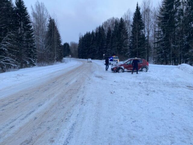 В Ржевском районе иномарка вылетела с дороги, есть пострадавший