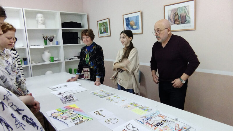 В Тверской области юные художники стали участниками профильной программы Центра поддержки одаренных детей и молодежи «Орион»