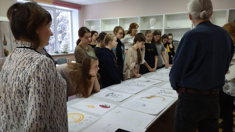 В Тверской области юные художники стали участниками профильной программы Центра поддержки одаренных детей и молодежи «Орион»