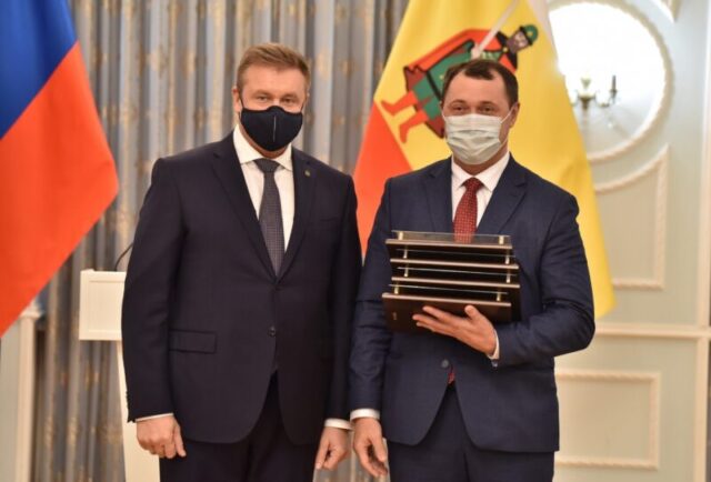 Николай Любимов вручил рязанским энергетикам награды за победы в конкурсе «Российская организация высокой социальной эффективности»