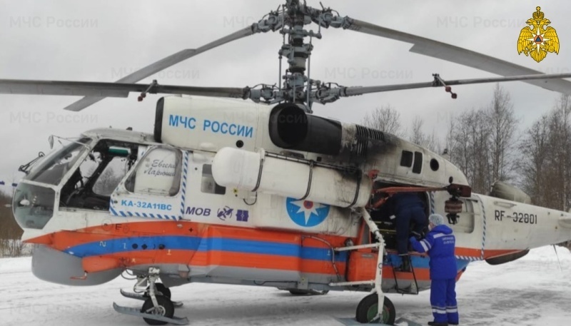 Вертолет санавиации доставил в Тверь пациента из Бежецкой ЦРБ