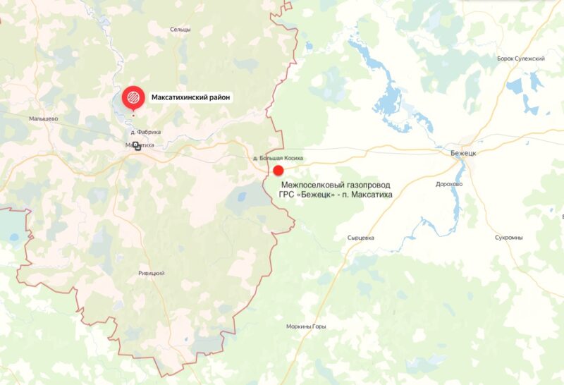 В Тверской области полным ходом идет строительство газопровода ГРС «Бежецк» - Максатиха
