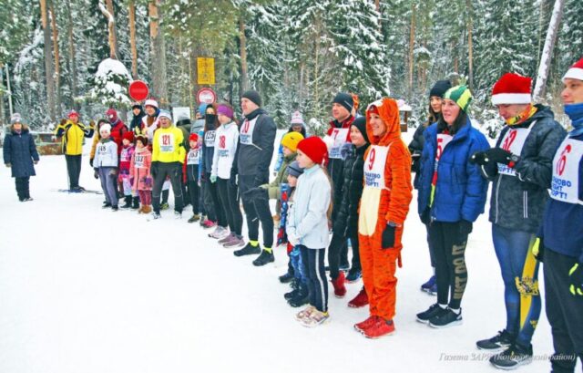 Спортсмены из Конаково приняли участие в новогоднем пробеге