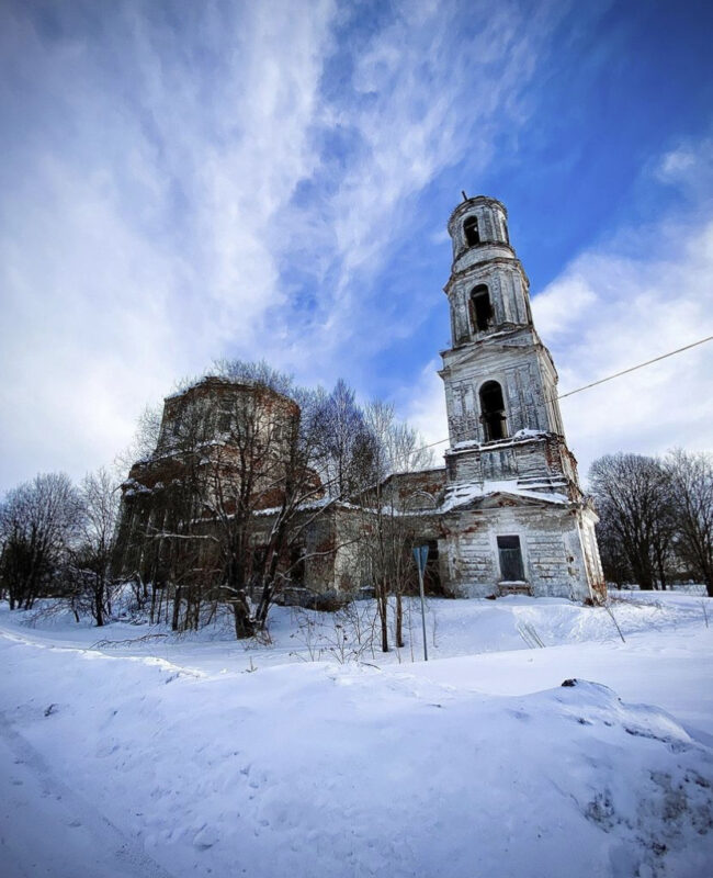 В заброшенном храме Тверской области нашли уникальные росписи