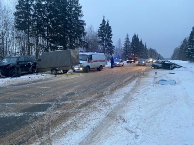 В Тверской области при обгоне пострадали водитель и пассажир отечественной легковушки