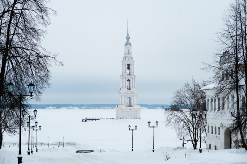 В Калязине для посещений открылась колокольня Николаевского собора Калязинская колокольня