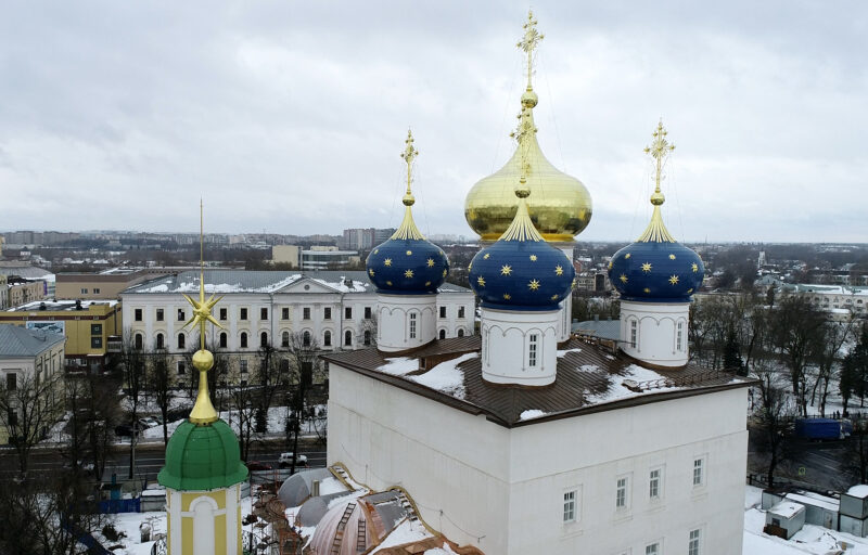 Игорь Руденя обсудил продолжение строительных работ в тверском Спасо-Преображенском соборе