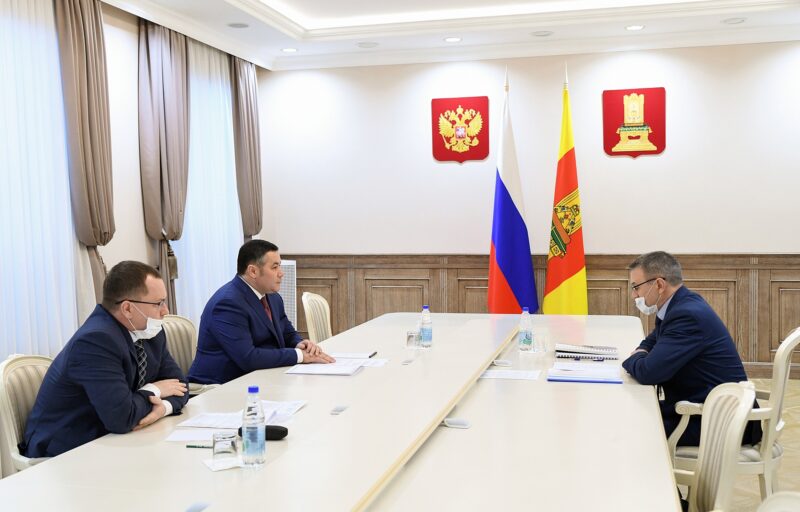 Игорь Руденя обсудил с Игорем Павловым строительство Бежецкой центральной районной больницы