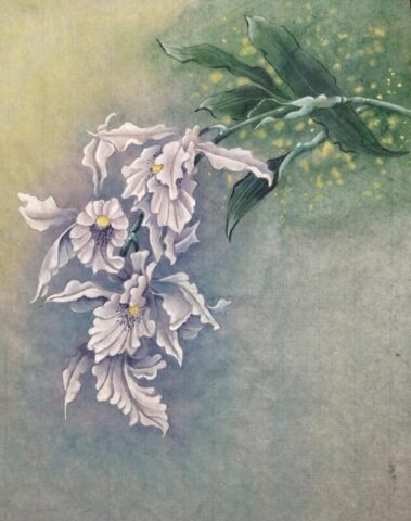 Жителей Твери приглашают нарисовать орхидею в китайском стиле живописи гунби