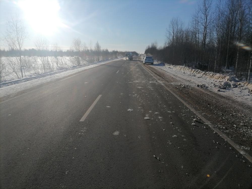 В Тверской области молодой водитель уехал в кювет