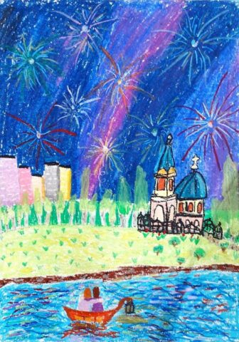 Юные художники из Тверской области участвуют в конкурсе «Открытка Победы»